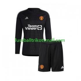 Fußballtrikots Manchester United Torwart Kinder 2023-2024 Langarm 3rd trikot kaufen
